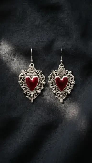 "Jupiterre" - Murano Goldfoil Star Earrings